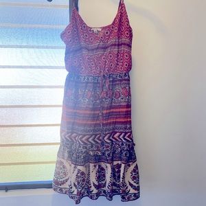Red patterned Papaya dress